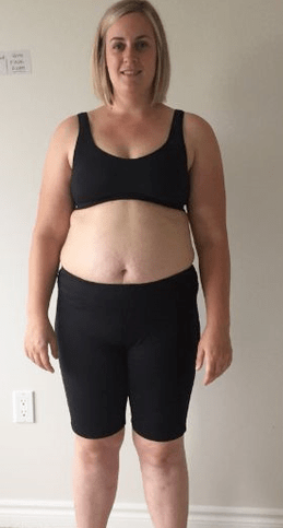 Elizabeth planned to lose 12 kg